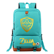 Golden Selda Kingdom Tear Print Youth Student School Bag Travel Bag Shoulder Travel Backpack