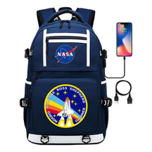 Fashionable Space Printed Usb Student Backpack Backpack Leisure Travel Backpack
