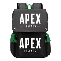 Apex Hero Print Usb Charging Cap Head Style Student School Bag Casual Backpack