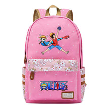 Anime Pirate Wang Lufei Printed Student School Bag Fragmented Flower Leisure Backpack