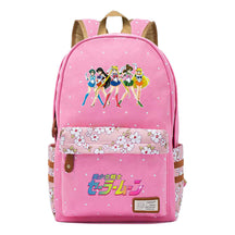 Beautiful Girl Warrior Student Backpack, Floral Casual Backpack