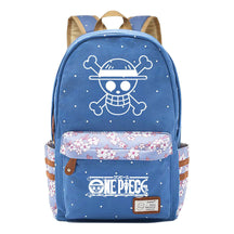 Anime Pirate Wang Lufei Printed Youth Student School Bag Fragmented Flower Men's And Women's Leisure Backpack
