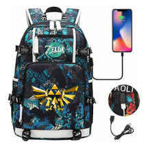 Legend Of Zelda Printed Backpack For Men And Women With Large Capacity Leisure Travel Backpack