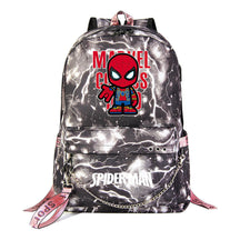 Superhero Printed Teenage Student Backpack For Boys And Girls, Casual Woven Strap Backpack