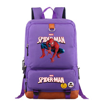 Superhero Printed Student Backpack, Travel Bag, Men's And Women's Backpack
