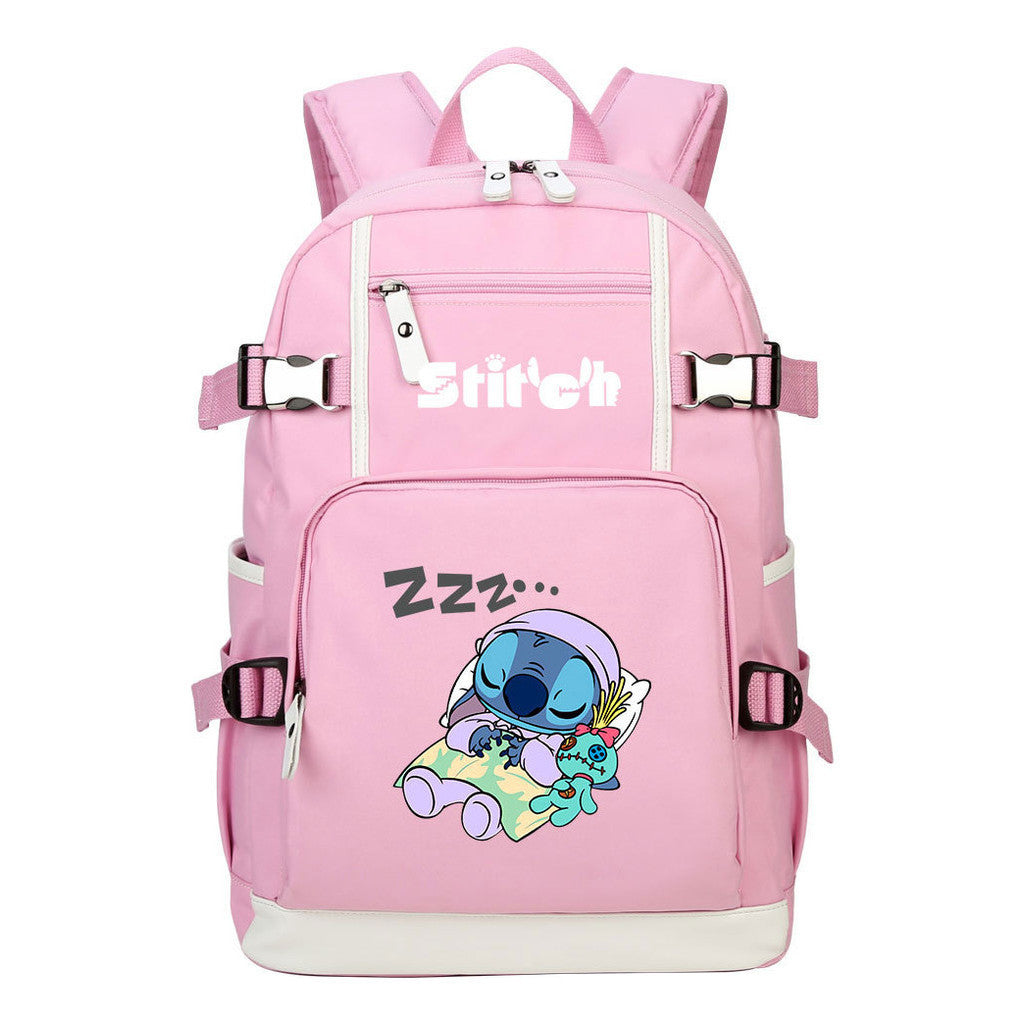 Printed Teenage Student Backpack, Leisure Travel Backpack