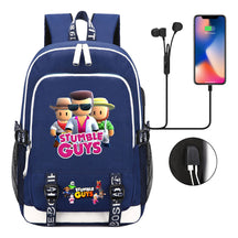 Printed Student Backpack Usb Leisure Backpack