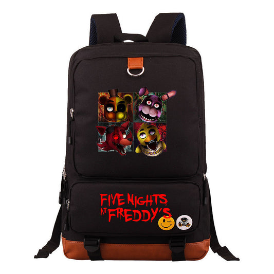 Toy Bear Game Printed Youth Student School Bag Large Capacity Travel Bag Men's And Women's Backpack