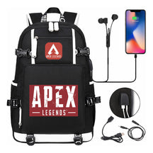 Game Apex Hero Print Usb Large Capacity Youth Student School Bag Men's And Women's Leisure Travel Backpack