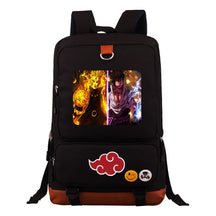 Cartoon Naruto Uchibo Youth Student School Bag Large Capacity Travel Bag Men's And Women's Backpack