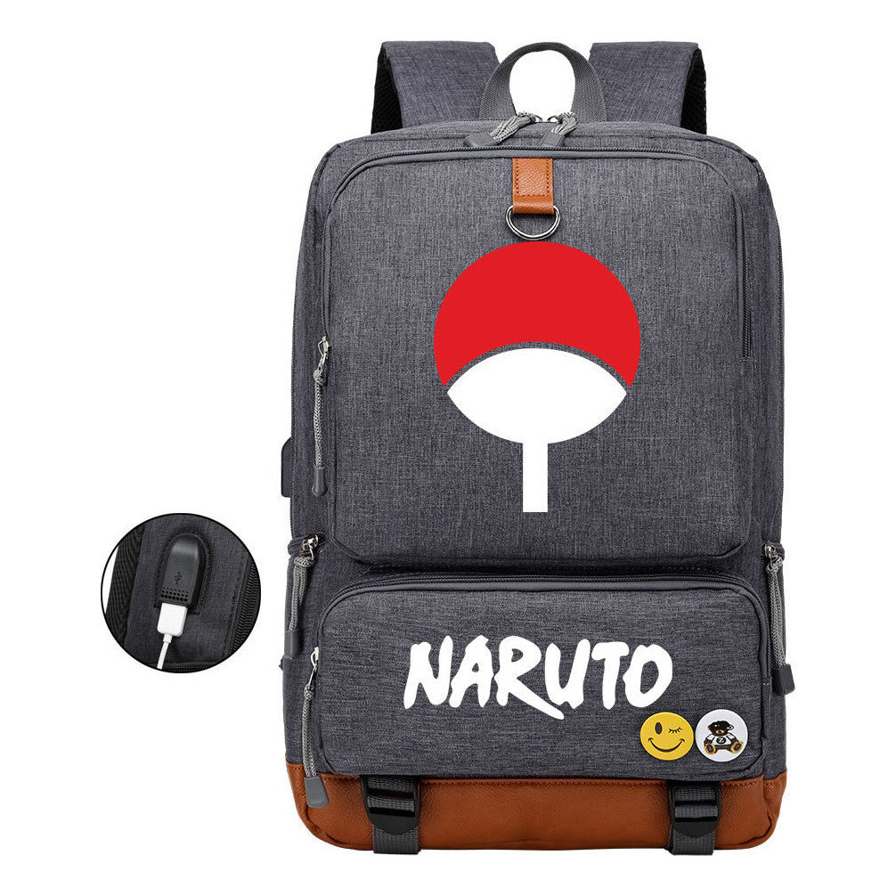 Printed Usb Youth Student Backpack For Men And Women's Leisure Travel Backpack
