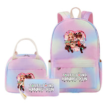 Teenage Student Girl Backpack Lunch Bag Three Piece Set Backpack Set