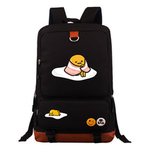 Cartoon Anime Lazy Egg Youth Student Backpack With Large Capacity Travel Bag For Boys And Girls Backpack