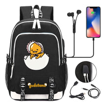 Comic Egg Yolk Lazy Egg Teenage Student Backpack Usb Boys And Girls Casual Backpack