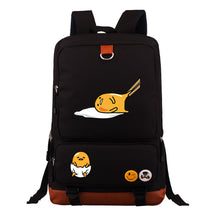 Cartoon Anime Lazy Egg Youth Student Backpack, Large Capacity Travel Bag, Boy's And Girl's Backpack