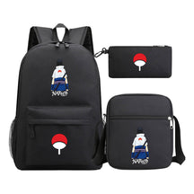 Naruto Starry Sky Youth School Bag Three Piece Set For Boys And Girls Backpack Set