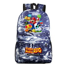 Super Mario Starry Sky Youth Student Backpack For Men And Women's Leisure Travel Backpack