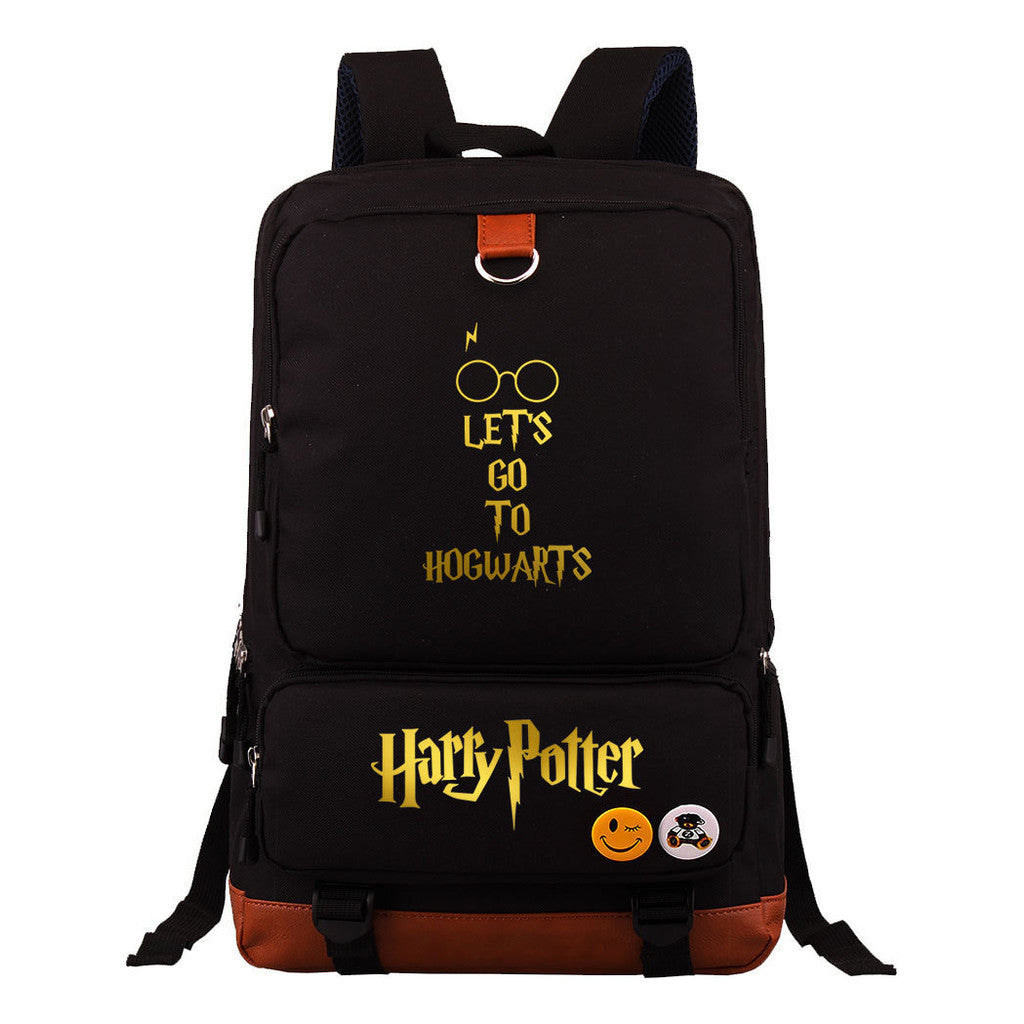 Golden Magic School Youth Student School Bag Large Capacity Travel Bag Men's And Women's Backpack