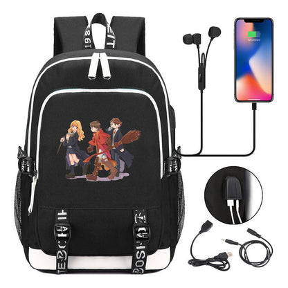 Magic School Youth Student Backpack Usb Men's And Women's Leisure Backpack