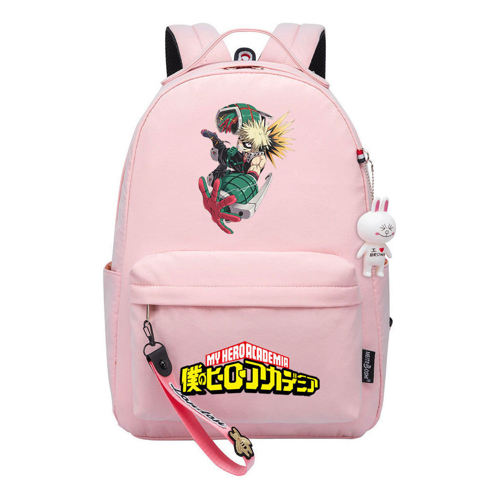 Cartoon Fashion Print Teen School Bag For Boys And Women Casual Bag For Girls Backpack