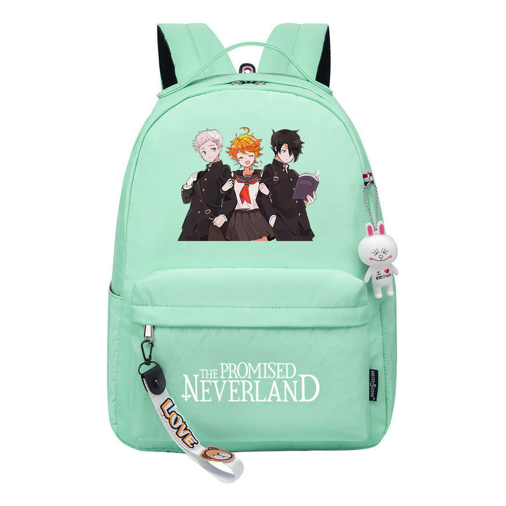 Printed Teenage Student Backpack, Casual Bag, Girl Backpack