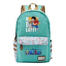 Anime Pirate Wang Lufei Printed Student School Bag Fragmented Flower Leisure Backpack