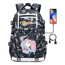 Anime Beauty Girl Warrior Usb Youth Student School Bag Men's And Women's Backpack Leisure Travel Backpack