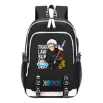 Pirate King Print Youth Student Backpack Usb Casual Backpack