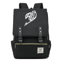Comic Print Youth Student Backpack For Men And Women, Casual Belt Buckle, Classic Backpack