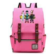 Animation My Hero College Prints Schoolbags For Young Students And Classic Backpacks With Belt Buckles For Men And Women.