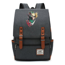 Anime My Heroes Academy Printed Youth School Bag For Men And Women Leisure Belt Buckle Classic Backpack