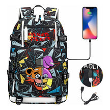 Toy Bear Game Peripheral Usb Youth Student Backpack For Men And Women's Leisure High-capacity Travel Backpack