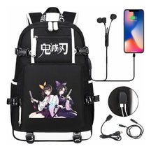 Printed Usb Large Capacity Student Backpack For Leisure Travel Backpack