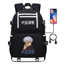 Printed Usb Youth Student School Bag Men's And Women's Backpack Leisure Travel Bag