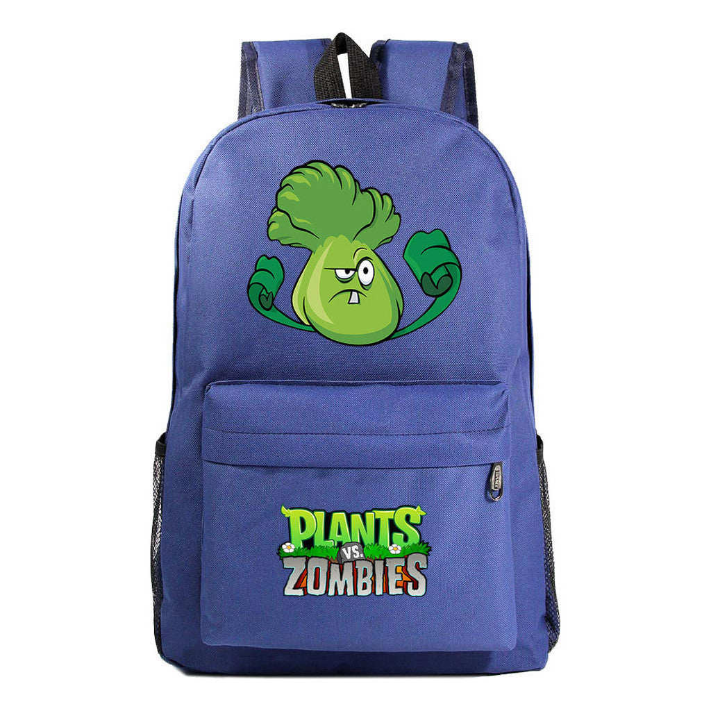 Game Plants Student School Bag Men's And Women's Leisure Backpack