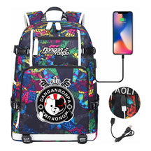 Bullet Theory Breaks Usb Large Capacity Youth Student Backpack Men's And Women's Leisure Travel Backpack