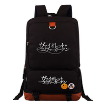 Violet Eternal Garden Printed Youth Student School Bag Large Capacity Travel Bag Men's And Women's Backpack