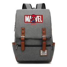 Superhero Printed Youth Student Backpack For Men And Women's Casual Classic Backpack