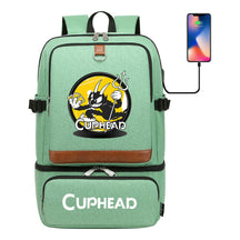 Printed Usb Youth Student School Bag Outdoor Picnic Insulation Bag Backpack