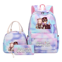 Teenage Student Girl Backpack Lunch Bag Three Piece Set Backpack Set