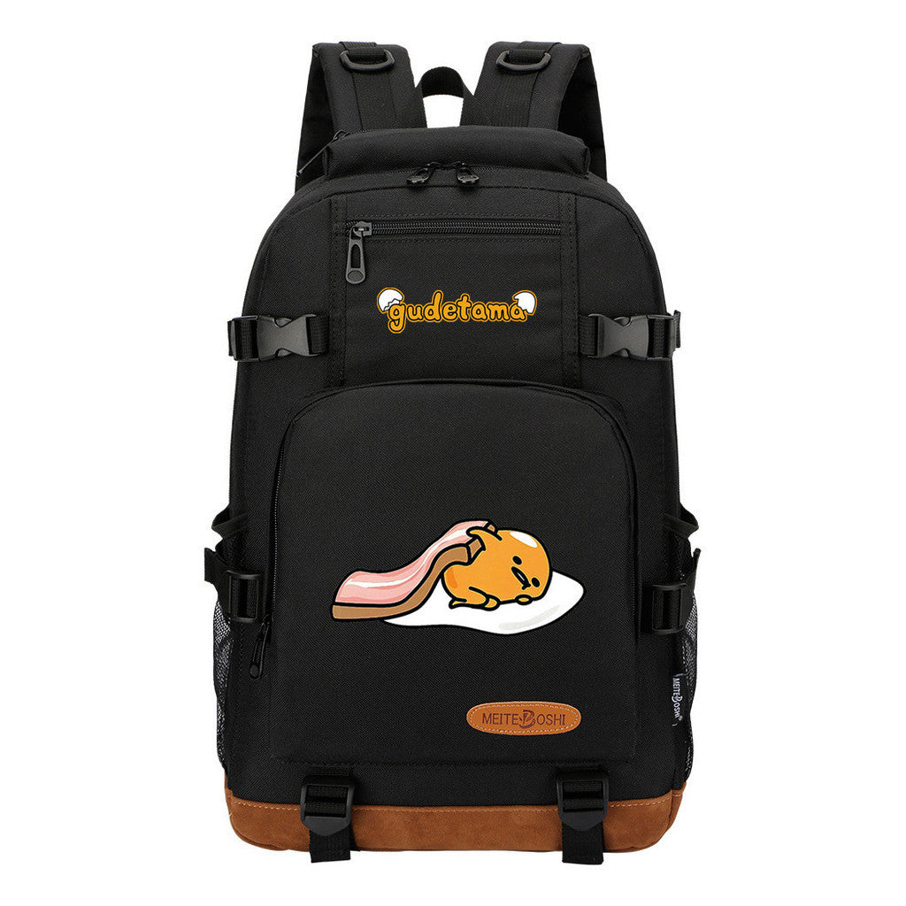 Lazy Egg Student Backpack, Boys And Girls Backpack