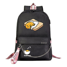 Lazy Egg Usb Youth Student Backpack For Boys And Girls Leisure Travel Backpack