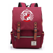 Printed Teenage Student Backpack For Men And Women With Casual Belt Buckle Classic Backpack
