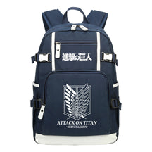 Giant Winged Soldier Captain Of Anime Attack Student Backpack, Leisure Travel Backpack