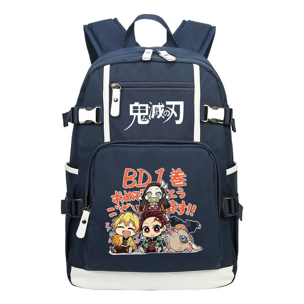 Anime Youth Student School Bag Men's And Women's Backpack Leisure Travel Backpack
