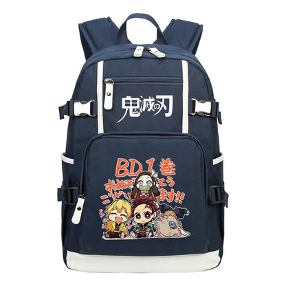 Anime Youth Student School Bag Men's And Women's Backpack Leisure Travel Backpack