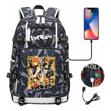 Volleyball Youth Usb Large Capacity Youth Student School Bag Men's And Women's Leisure Travel Backpack