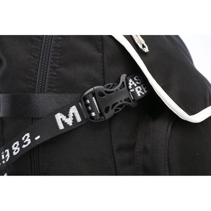 Anime Cartoon Usb Youth Student Backpack For Men And Women Leisure Backpack