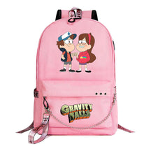 Cartoon Strange Town Youth Student School Bag Men's And Women's Leisure Travel Backpack