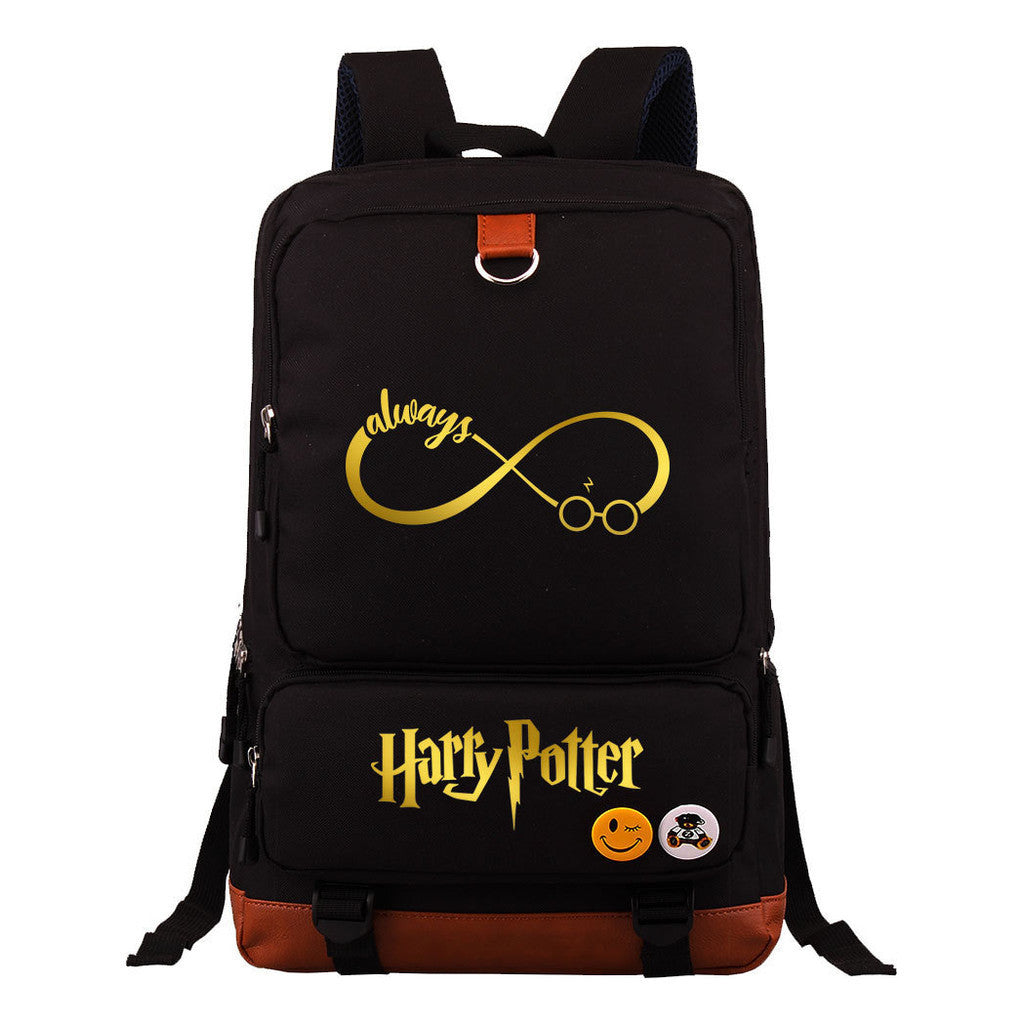 Golden Magic School Youth Student School Bag Large Capacity Travel Bag Men's And Women's Backpack